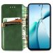 Чехол Deexe Rhombus Wallet для Xiaomi Redmi Note 14 4G - Green (373456G). Фото 3 из 10