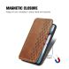 Чехол Deexe Rhombus Wallet для Xiaomi Redmi Note 14 4G - Green (373456G). Фото 8 из 10