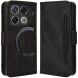 Чехол Deexe Wallet Stand для Infinix GT 20 Pro - Black (356000B). Фото 1 из 8