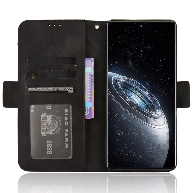 Чехол Deexe Wallet Stand для Infinix GT 20 Pro - Black: фото 2 из 8