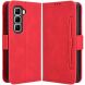 Чехол Deexe Wallet Stand для Infinix Hot 50 Pro - Red (368904R). Фото 1 из 7