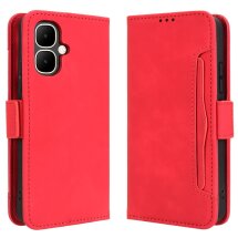 Чохол Deexe Wallet Stand для Infinix Smart 10 - Red: фото 1 з 13