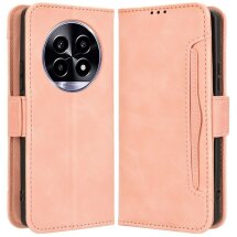 Чехол Deexe Wallet Stand для Realme 13 Plus - Pink: фото 1 из 7