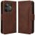 Чехол Deexe Wallet Stand для Realme GT Neo 6 SE / GT 6T / GT 6 - Brown: фото 1 из 7