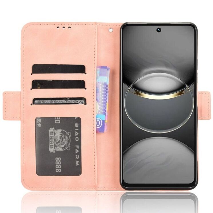 Чехол Deexe Wallet Stand для TECNO Spark 30 - Pink: фото 2 из 8