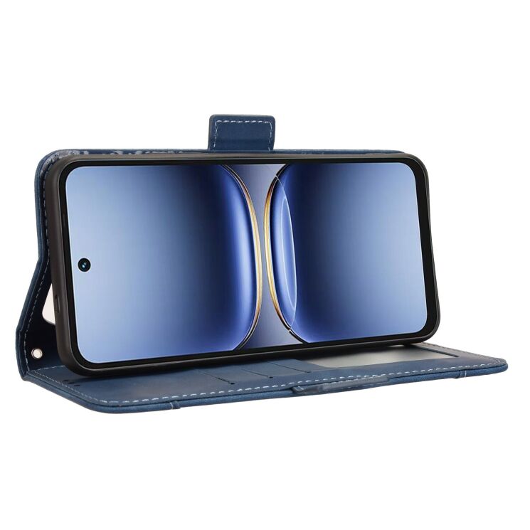 Чохол-книжка з кишеньками Deexe Wallet Stand для TECNO Spark 40 - Blue: фото 7 з 16