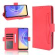 Чехол Deexe Wallet Stand для VIVO V21e - Red (281601R)