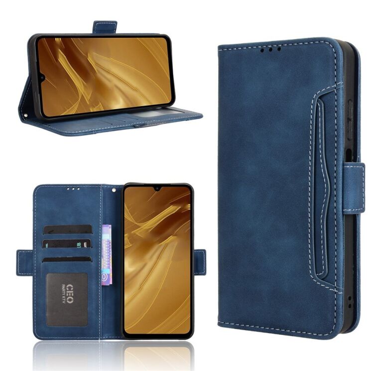 Чехол Deexe Wallet Stand для Xiaomi Redmi A5 (European Version) - Blue: фото 2 из 12