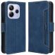 Чехол Deexe Wallet Stand для Xiaomi Redmi Note 14 4G - Blue (373435L). Фото 1 из 7