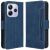 Чехол Deexe Wallet Stand для Xiaomi Redmi Note 14 4G - Blue: фото 1 из 7