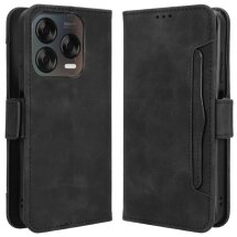 Чохол Deexe Wallet Stand для ZTE Nubia V70 Design - Black: фото 1 з 7