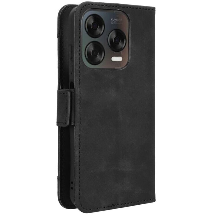 Чехол Deexe Wallet Stand для ZTE Nubia V70 Design - Black: фото 7 из 7