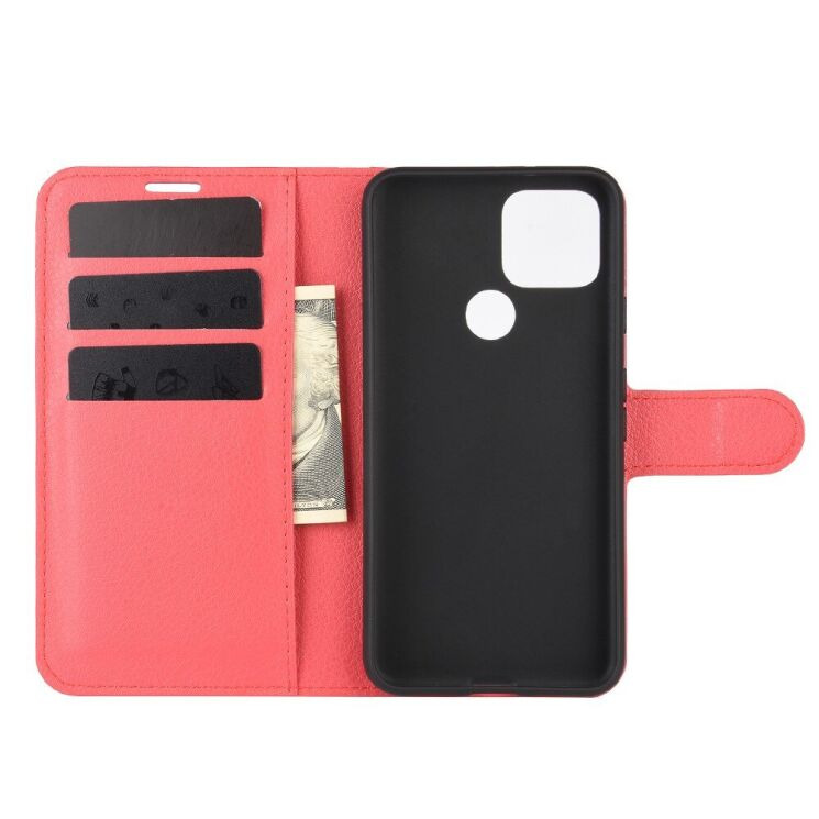 Классический чехол-книжка Deexe Book Type для Google Pixel 4a 5G - Red: фото 3 из 6