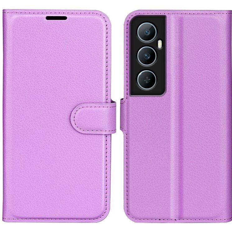 Чехол-книжка Deexe Book Type для Realme C65 - Purple: фото 1 из 6