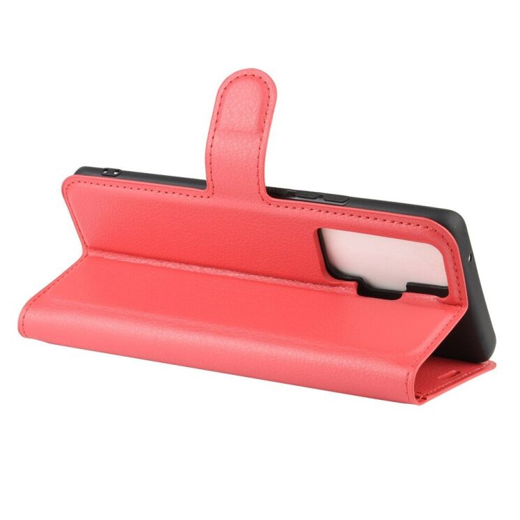 Класичний чохол-книжка Deexe Book Type для VIVO X50 Pro - Red: фото 5 з 6