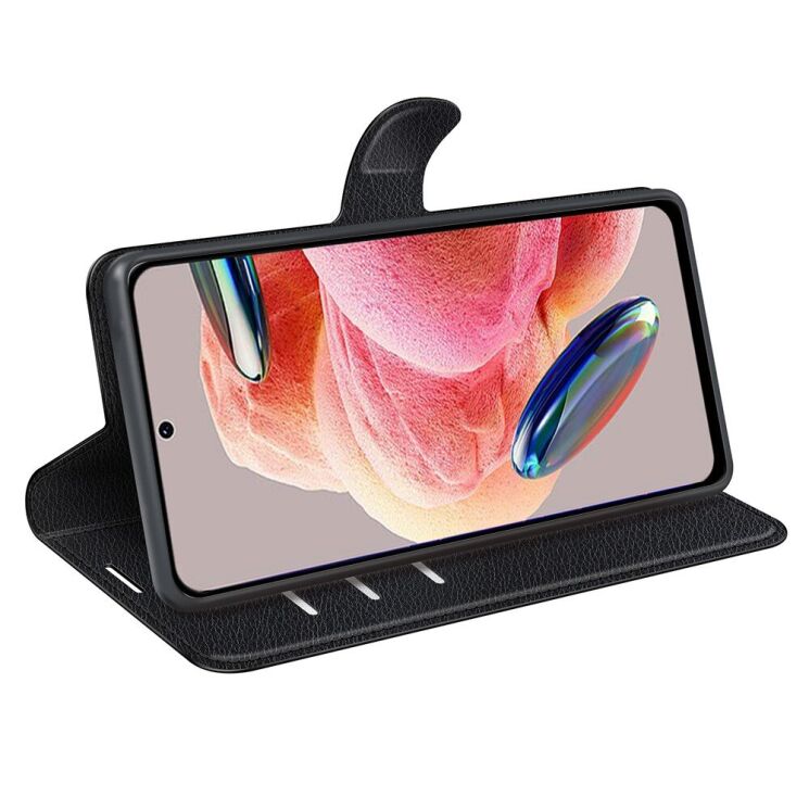 Чехол-книжка Deexe Book Type для Xiaomi Redmi Note 12 - Black: фото 3 из 6