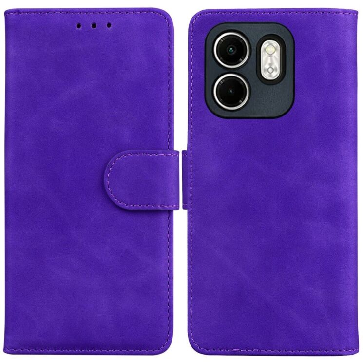 Чехол-книжка Deexe Classic Series для Infinix Smart 9 (X6532) / Hot 50i (X6531) - Purple: фото 1 из 7