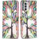 Чохол-книжка Deexe Color Wallet для Motorola Moto G52 / G82 - Life Tree (326804D). Фото 1 з 8