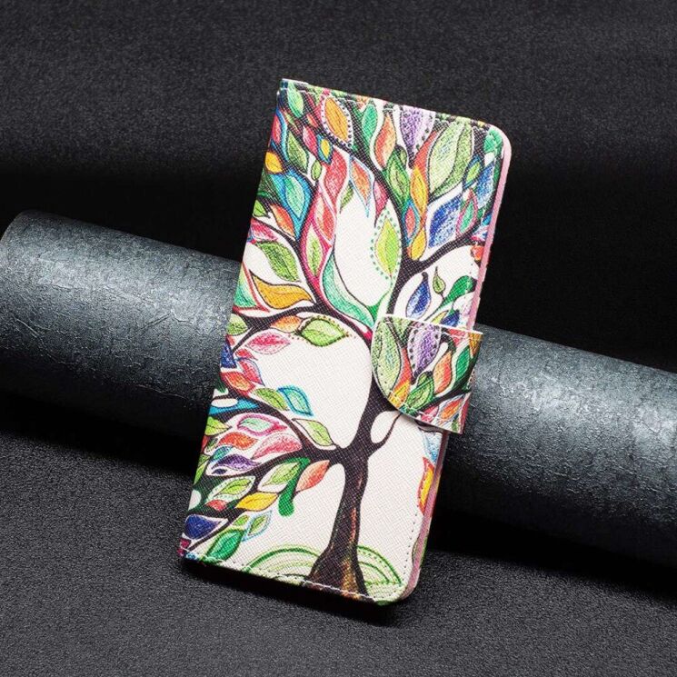 Чохол-книжка Deexe Color Wallet для Motorola Moto G52 / G82 - Life Tree: фото 2 з 8