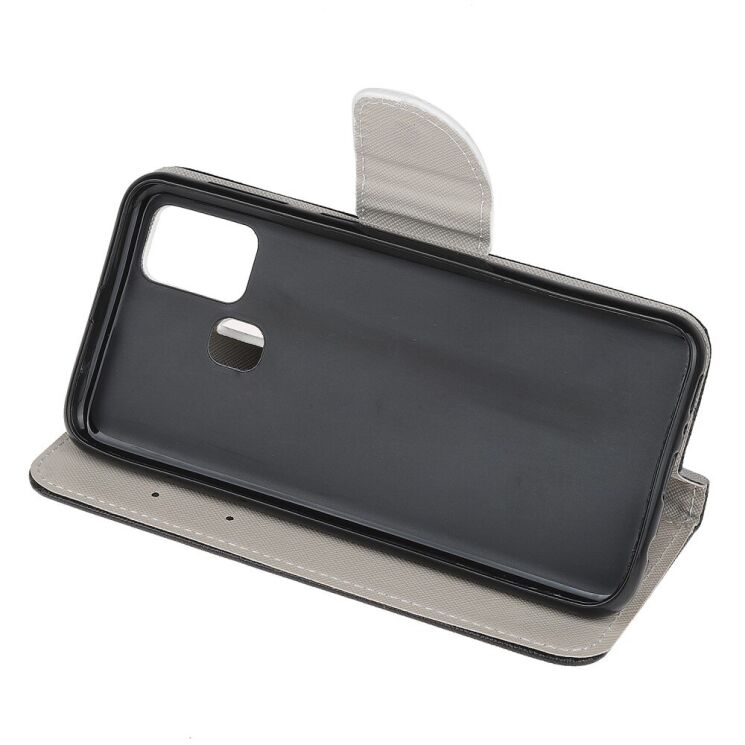 Чехол-книжка Deexe Color Wallet для OnePlus Nord N100 - Blue Butterfly: фото 5 из 6