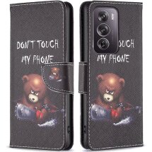 Чехол-книжка Deexe Color Wallet для OPPO Reno 12 Pro - Bear: фото 1 из 7