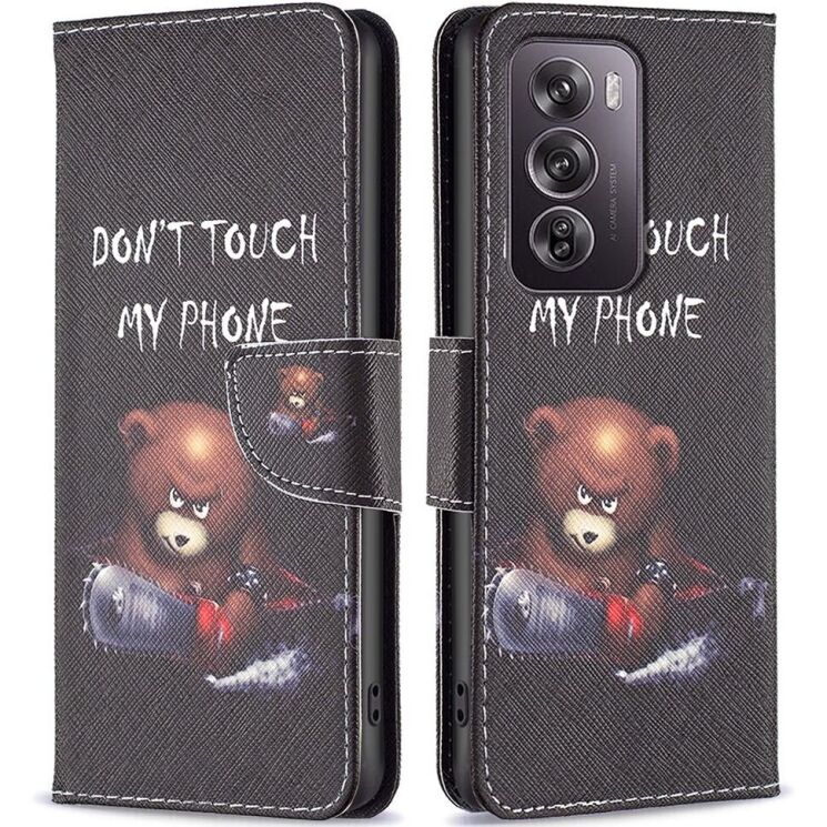 Чохол-книжка Deexe Color Wallet для OPPO Reno 12 Pro - Bear: фото 1 з 7