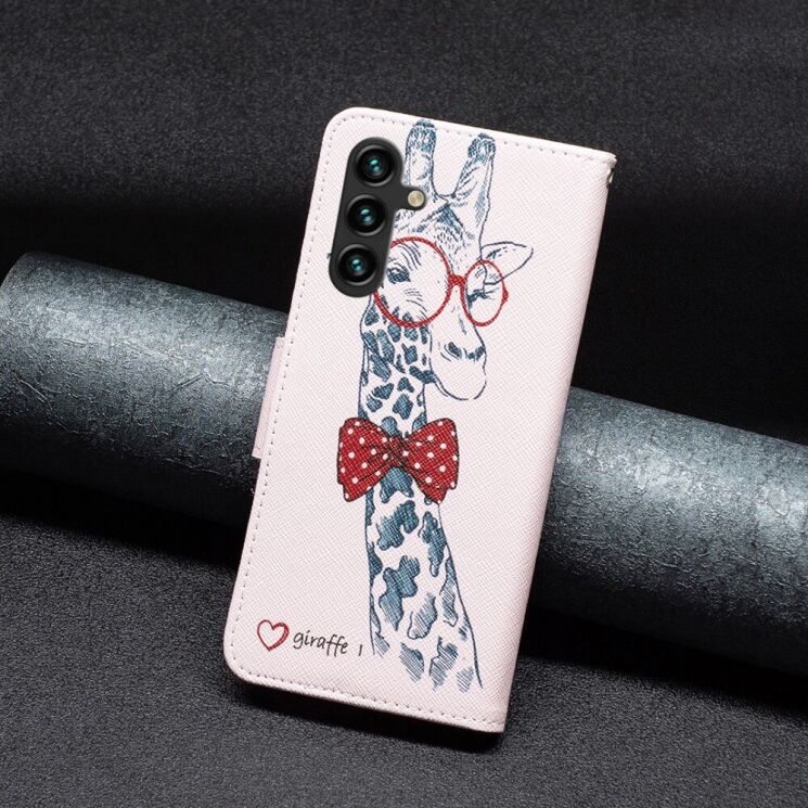 Чохол-книжка Deexe Color Wallet для Samsung Galaxy A56 (A566) - Giraffe: фото 4 з 7