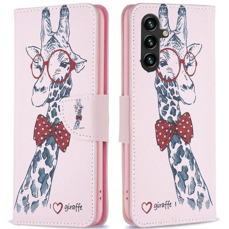 Чохол-книжка Deexe Color Wallet для Samsung Galaxy A56 (A566) - Giraffe: фото 1 з 7