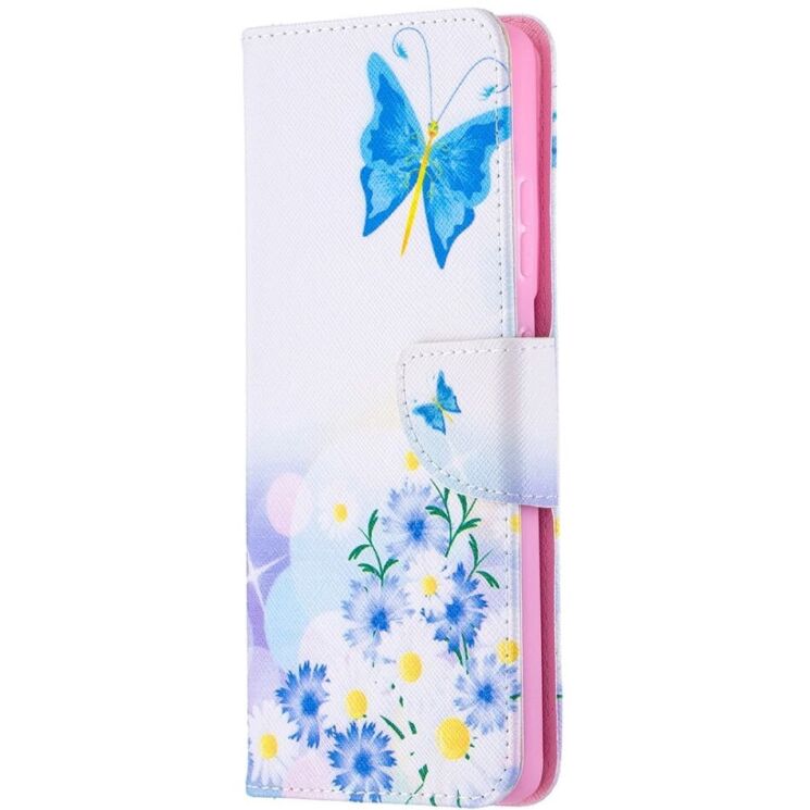 Чехол-книжка Deexe Color Wallet для Samsung Galaxy S21 Ultra (G998) - Butterfly and Flower: фото 3 из 9