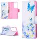 Чехол-книжка Deexe Color Wallet для Samsung Galaxy S21 Ultra (G998) - Butterfly and Flower (300934F). Фото 1 из 9