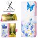 Чехол-книжка Deexe Color Wallet для Xiaomi 13T / 13T Pro - Butterfly and Flowers (338434J). Фото 2 из 8
