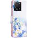 Чехол-книжка Deexe Color Wallet для Xiaomi 13T / 13T Pro - Butterfly and Flowers (338434J). Фото 4 из 8