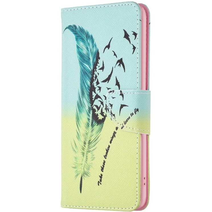 Чехол-книжка Deexe Color Wallet для Xiaomi Redmi Note 13 Pro 4G / Poco M6 Pro - Feather and Birds: фото 2 из 6