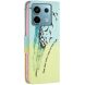 Чехол-книжка Deexe Color Wallet для Xiaomi Redmi Note 13 Pro 4G / Poco M6 Pro - Feather and Birds (345751I). Фото 3 из 6
