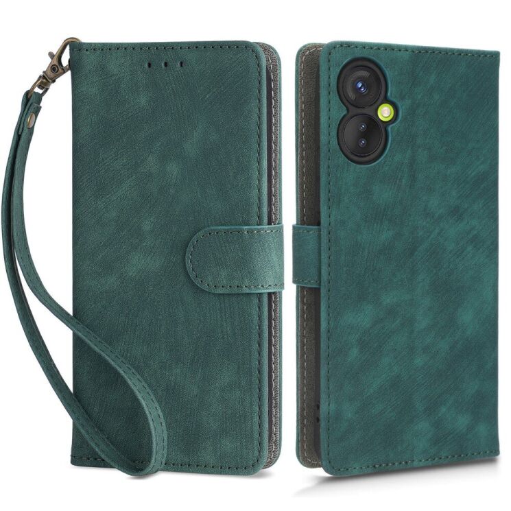 Чехол-книжка Deexe Delta Book для Tecno Spark 9 Pro (KH7n) - Green: фото 1 из 6
