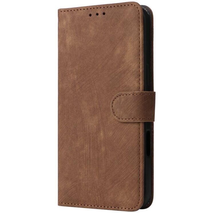 Чехол-книжка Deexe Delta Book для TECNO Spark Go 1 - Brown: фото 5 из 7