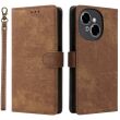 Чехол-книжка Deexe Delta Book для TECNO Spark Go 1 - Brown (361820Z)
