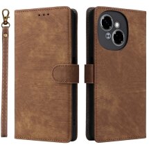 Чехол-книжка Deexe Delta Book для TECNO Spark Go 1 - Brown: фото 1 из 7