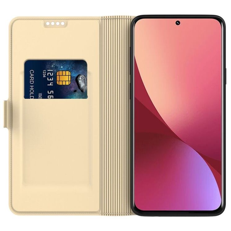 Чехол-книжка Deexe Faro Wallet для Xiaomi Redmi A5 - Gold: фото 2 из 8