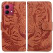 Чохол-книжка Deexe Tiger для Motorola Moto G84 - Brown (339154Z)