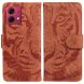 Чохол-книжка Deexe Tiger для Motorola Moto G84 - Brown (339154Z). Фото 1 з 7