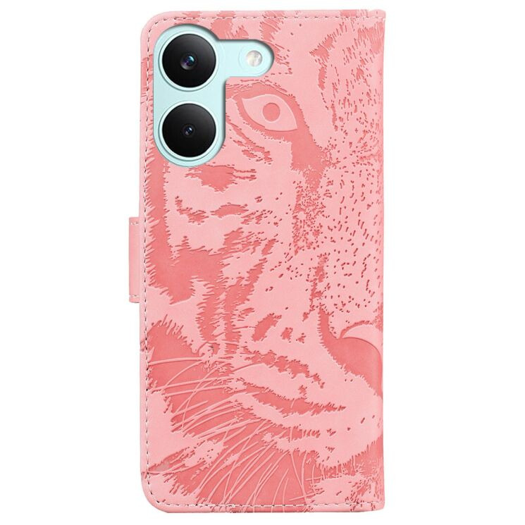 Чехол-книжка Deexe Tiger для Xiaomi Poco X8 Pro - Pink: фото 6 из 7