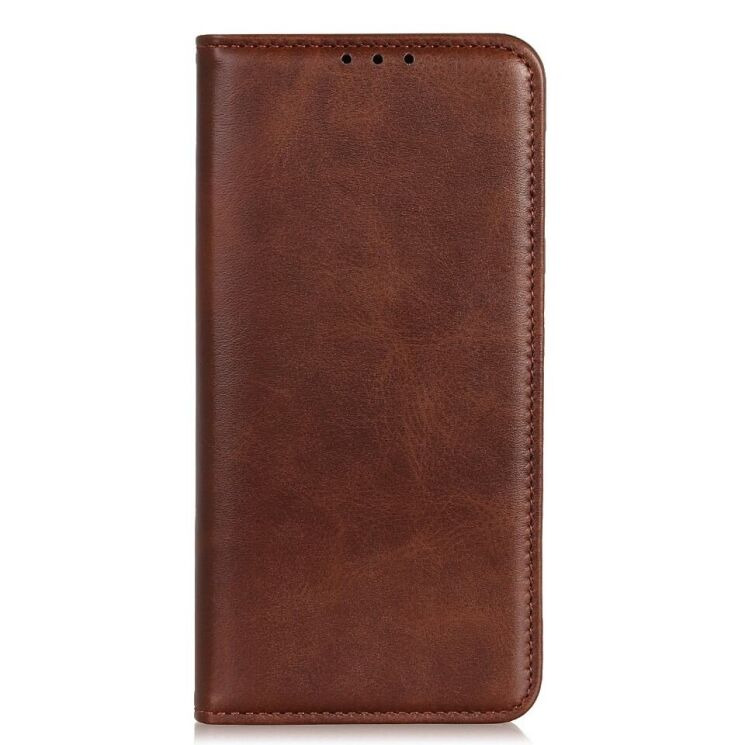 Чехол-книжка Deexe Wallet Case для Motorola Moto G200 - Coffee: фото 3 из 10