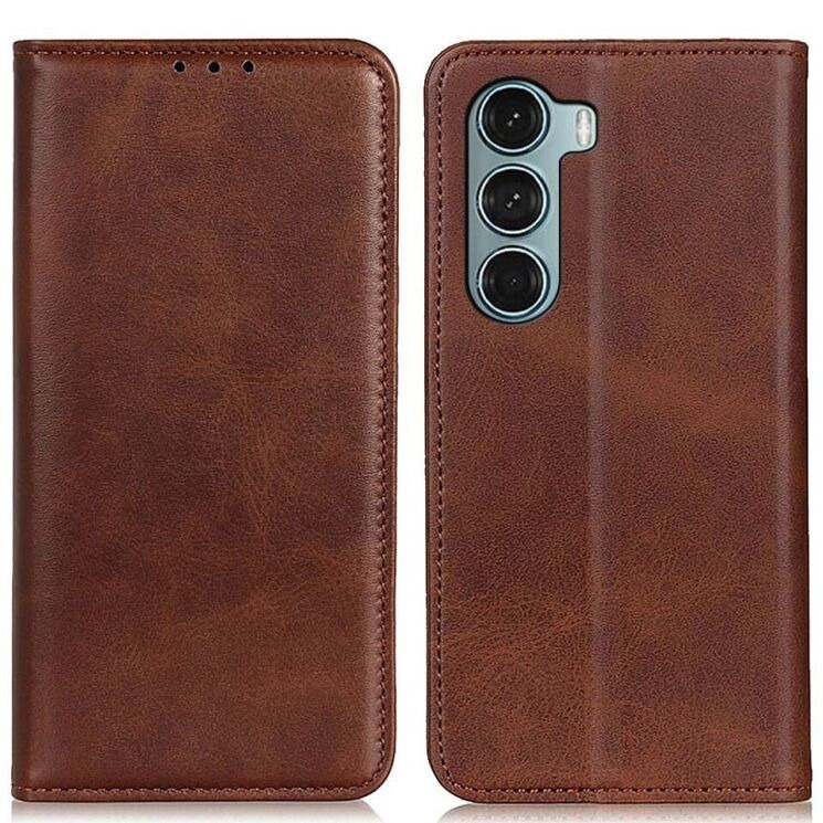 Чехол-книжка Deexe Wallet Case для Motorola Moto G200 - Coffee: фото 2 из 10