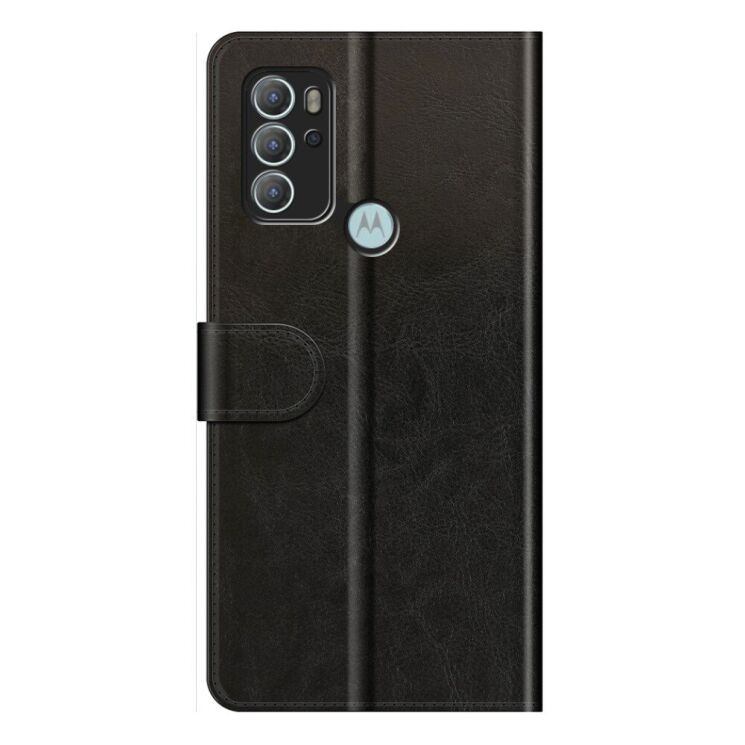 Чехол-книжка Deexe Wallet Style для Motorola Moto G60s - Black: фото 5 из 8