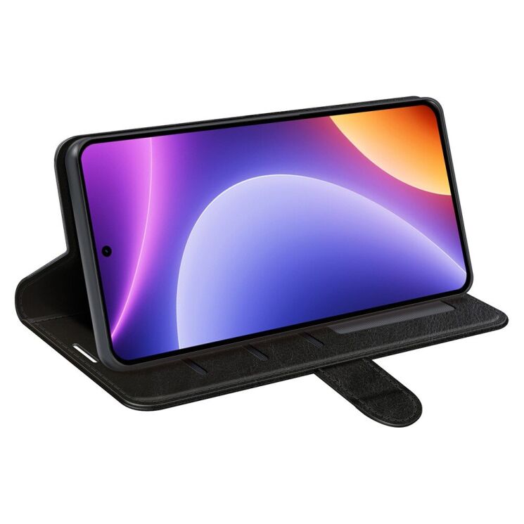 Чехол-книжка Deexe Wallet Style для Xiaomi Poco F5 / Redmi Note 12 Turbo - Black: фото 3 из 12