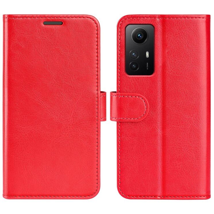 Чехол-книжка Deexe Wallet Style для Xiaomi Redmi Note 12S - Red: фото 1 из 9