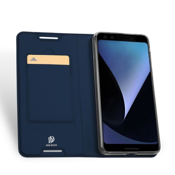 Чехол-книжка DUX DUCIS Skin Pro для Google Pixel 3 - Dark Blue: фото 3 из 12