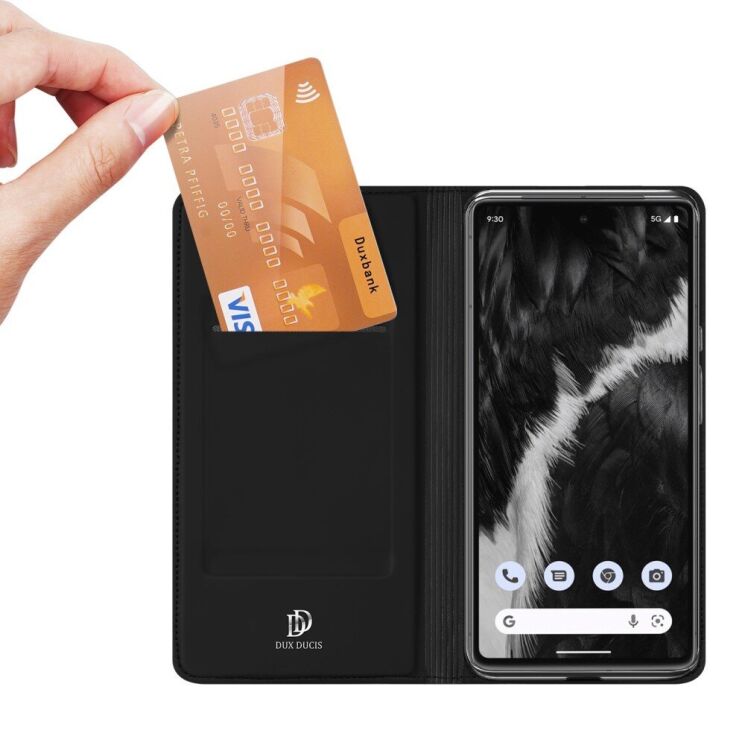 Чехол-книжка DUX DUCIS Skin Pro для Google Pixel 7 - Blue: фото 6 из 10