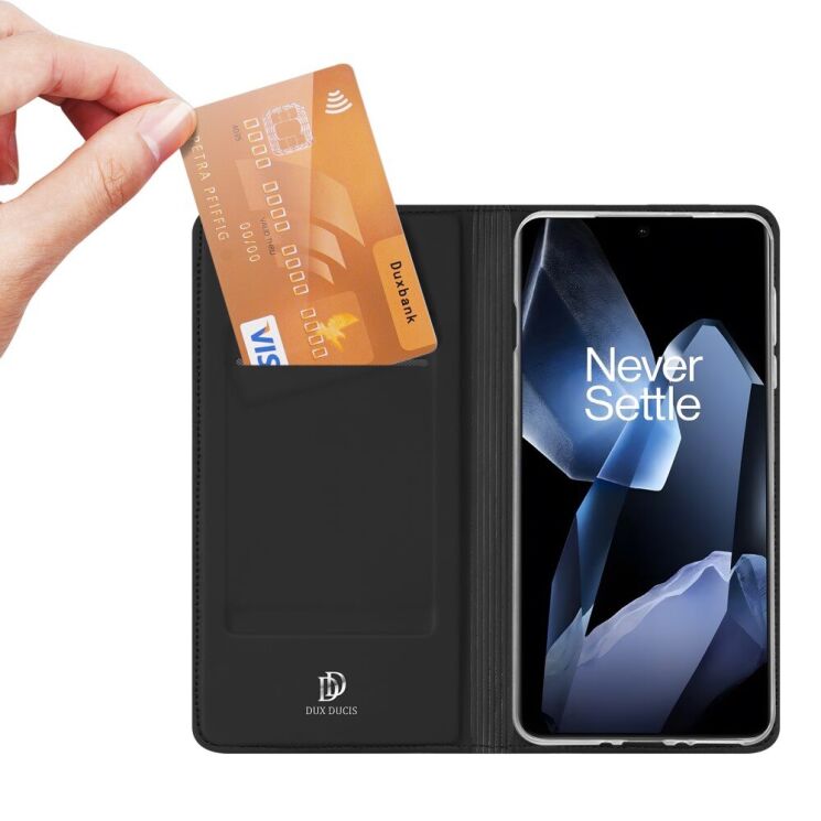 Чехол-книжка DUX DUCIS Skin Pro для OnePlus 13 - Blue: фото 5 из 11